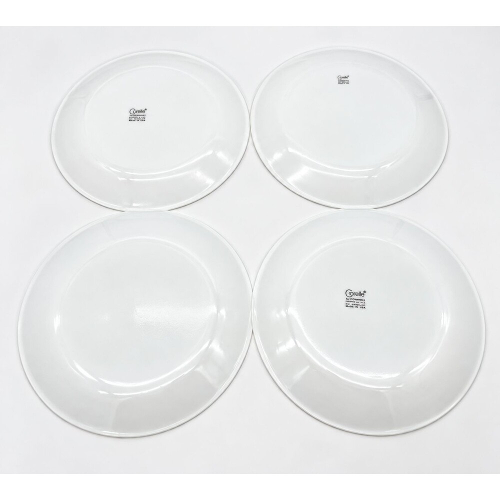 Corelle Crazy Daisy Spring Blossom Green Dinner Plates Set of 4 Vintage 10.25in - Picture 6 of 7